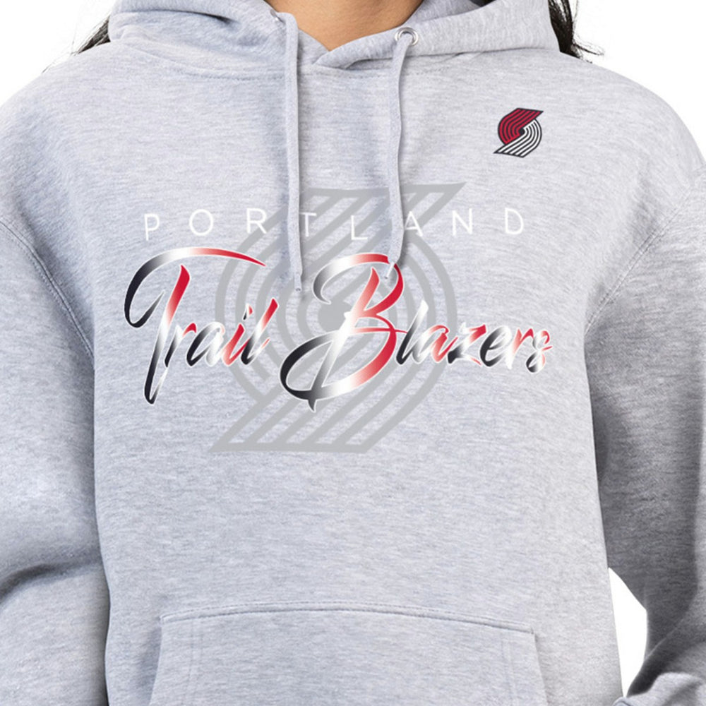 NBA Portland Trail Blazers G-III 4Her by Carl Banks Women's Shadow Logo Tri-Blend Fleece Hoodie