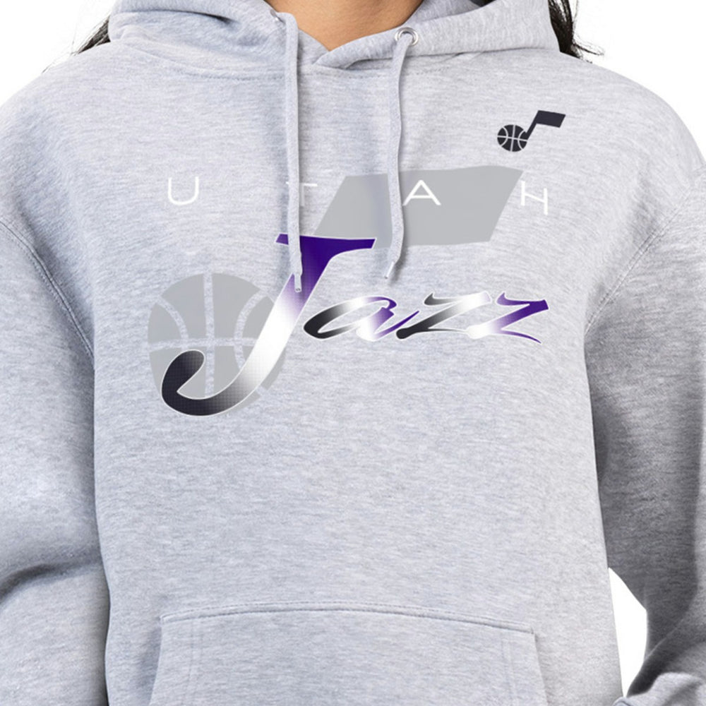 NBA Utah Jazz G-III 4Her by Carl Banks Women's Shadow Logo Tri-Blend Fleece Hoodie