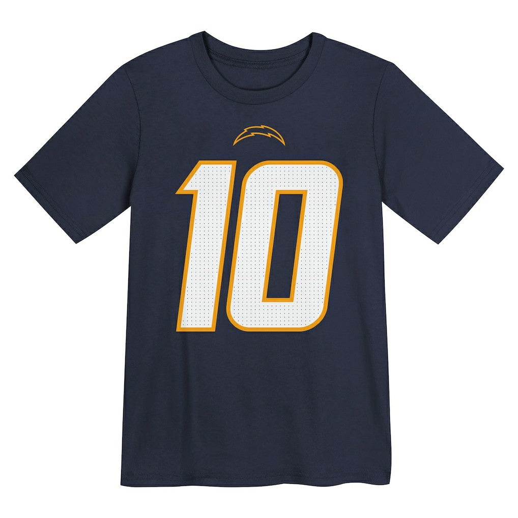 Justin Herbert  Youth Name & Number T-Shirt - Los Angeles Chargers