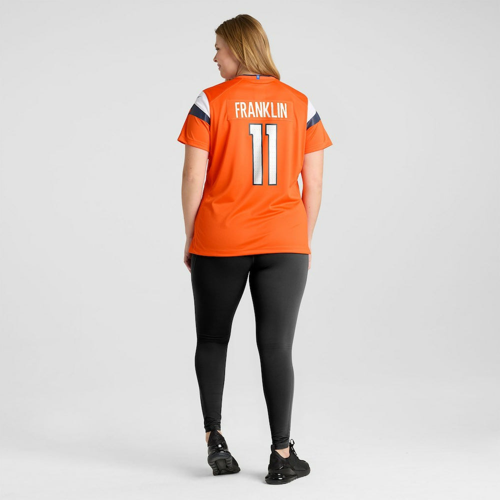 Troy Franklin  Women's Team Game Jersey - Denver Broncos