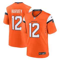 RJ Harvey  Team Game Jersey - Denver Broncos