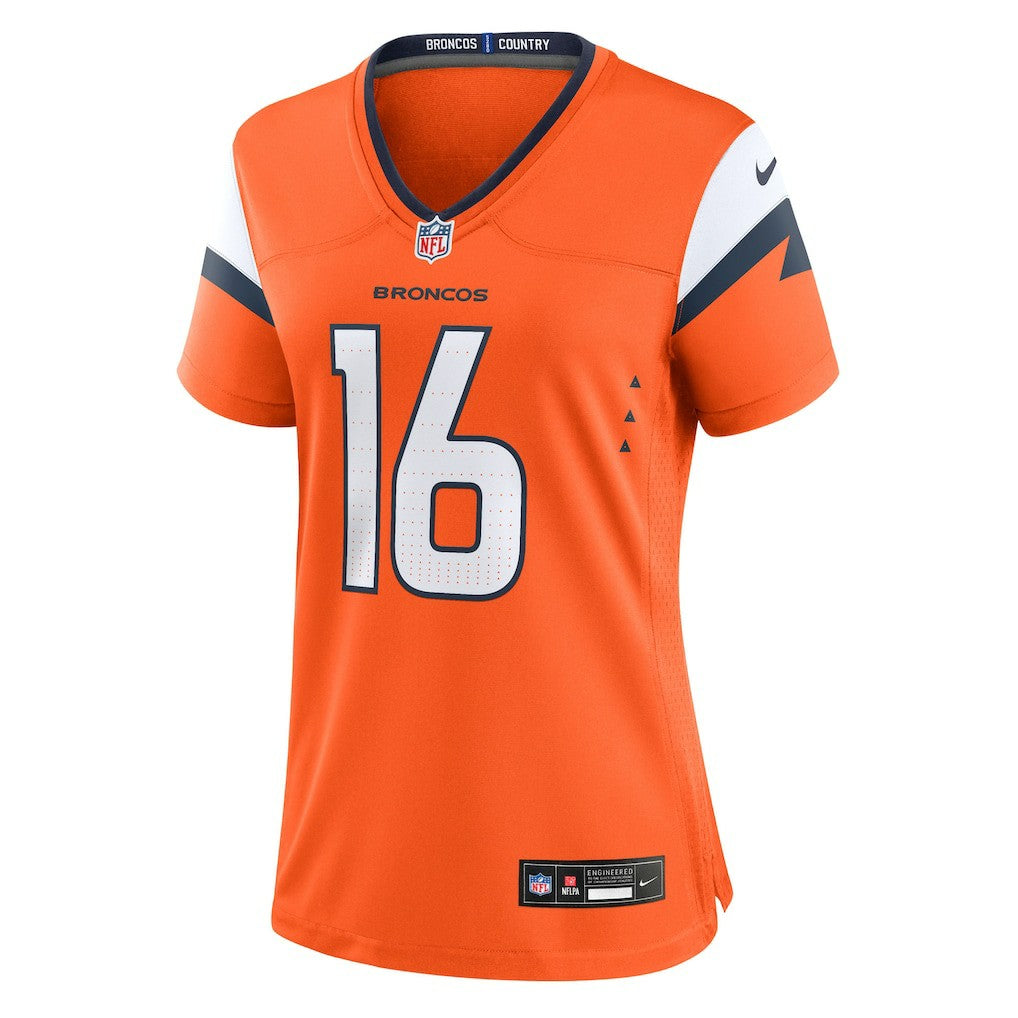 Jeremy Crawshaw  Women's Team Game Jersey - Denver Broncos