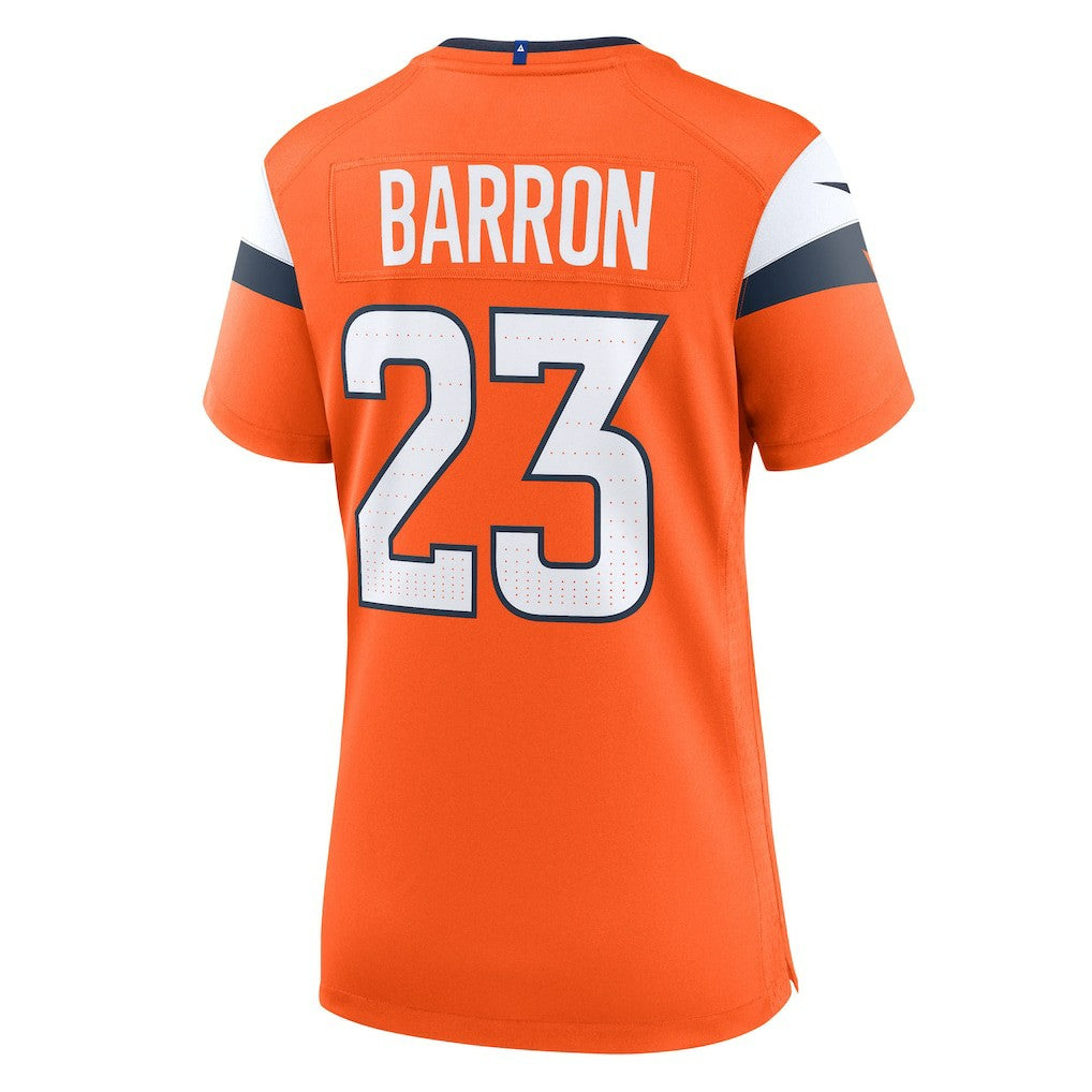 Jahdae Barron  Women's Team Game Jersey - Denver Broncos