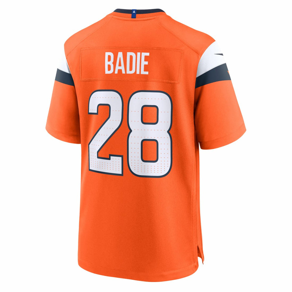 Tyler Badie  Team Game Jersey - Denver Broncos
