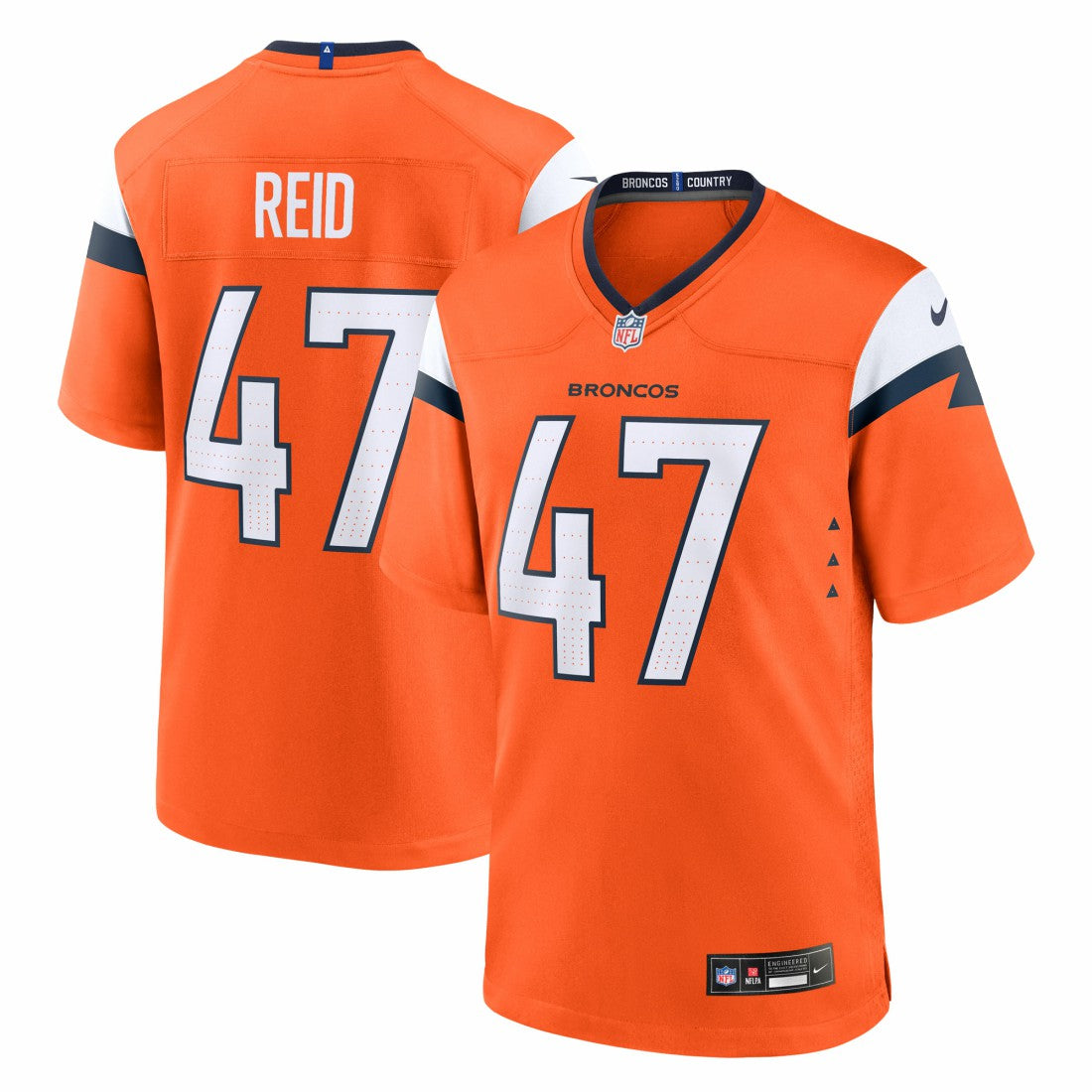 Karene Reid  Team Game Jersey - Denver Broncos