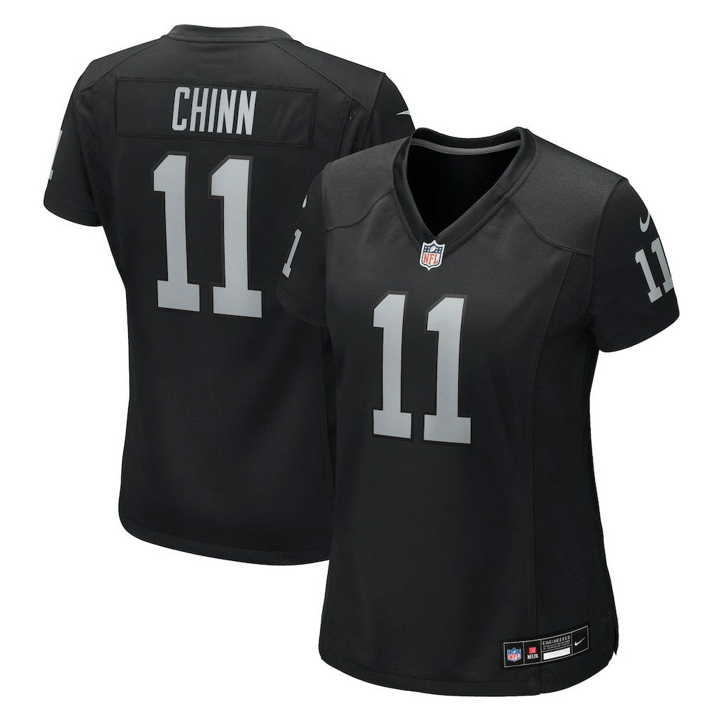 Jeremy Chinn  Women's Team Game Jersey - Las Vegas Raiders