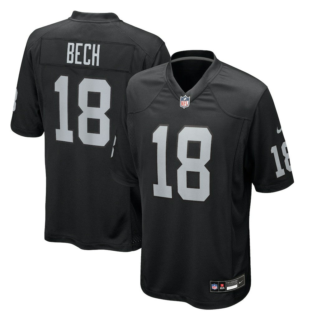 Jack Bech  Team Game Jersey - Las Vegas Raiders