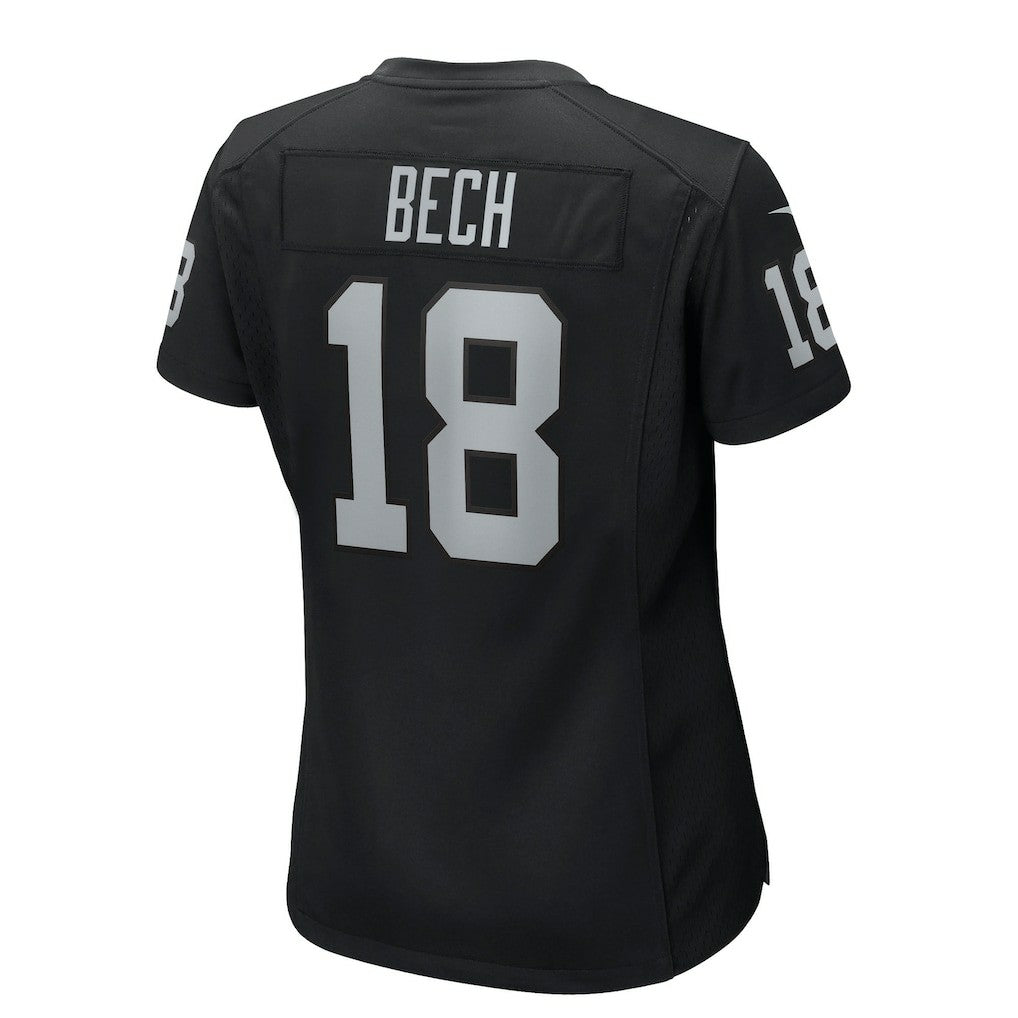 Jack Bech  Women's Team Game Jersey - Las Vegas Raiders