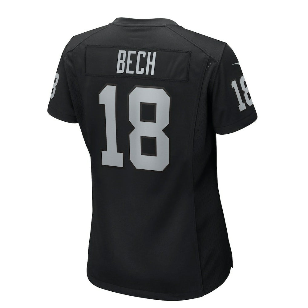 Jack Bech  Women's Team Game Jersey - Las Vegas Raiders