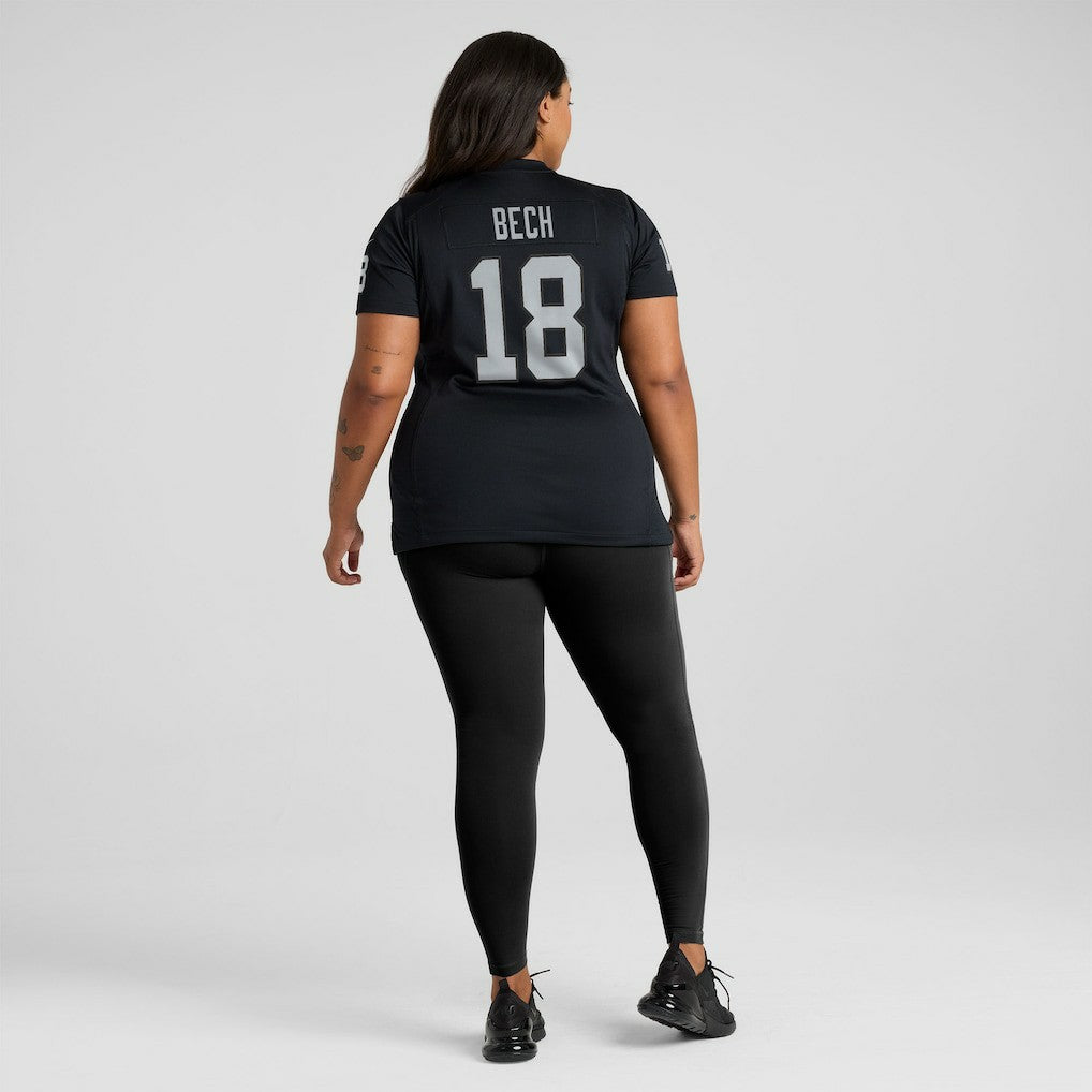 Jack Bech  Women's Team Game Jersey - Las Vegas Raiders