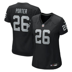 Darien Porter  Women's Team Game Jersey - Las Vegas Raiders
