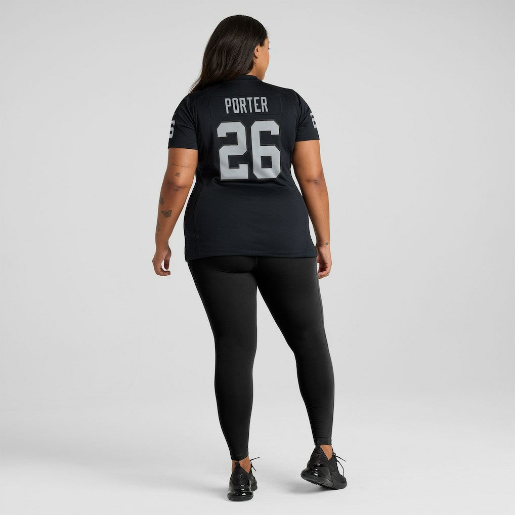 Darien Porter  Women's Team Game Jersey - Las Vegas Raiders