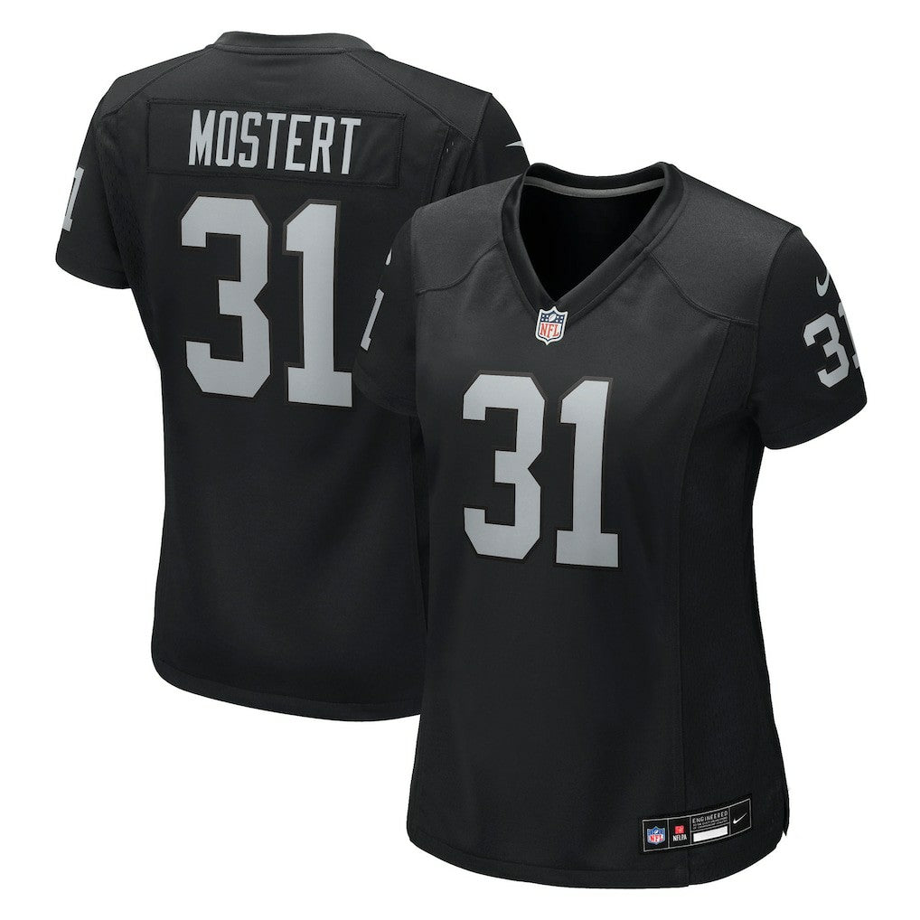 Raheem Mostert  Women's Team Game Jersey - Las Vegas Raiders