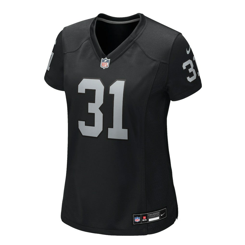 Raheem Mostert  Women's Team Game Jersey - Las Vegas Raiders