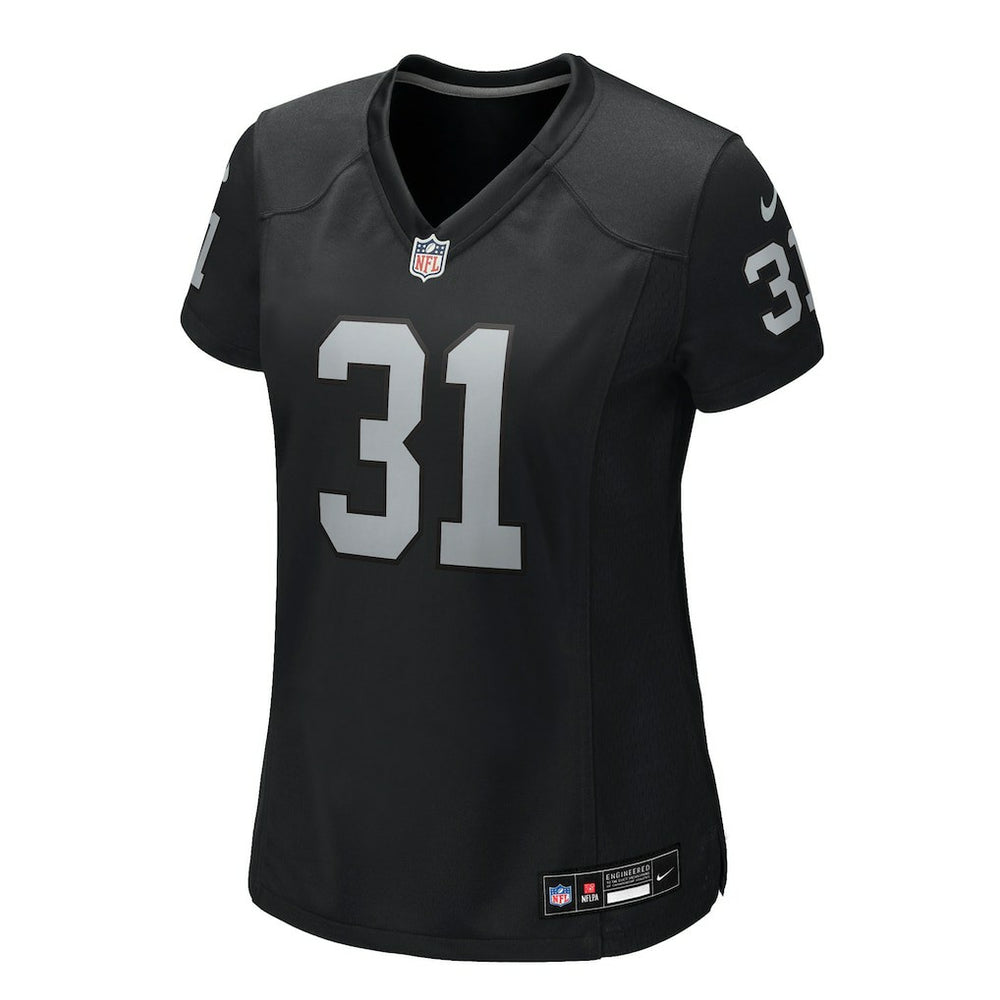 Raheem Mostert  Women's Team Game Jersey - Las Vegas Raiders
