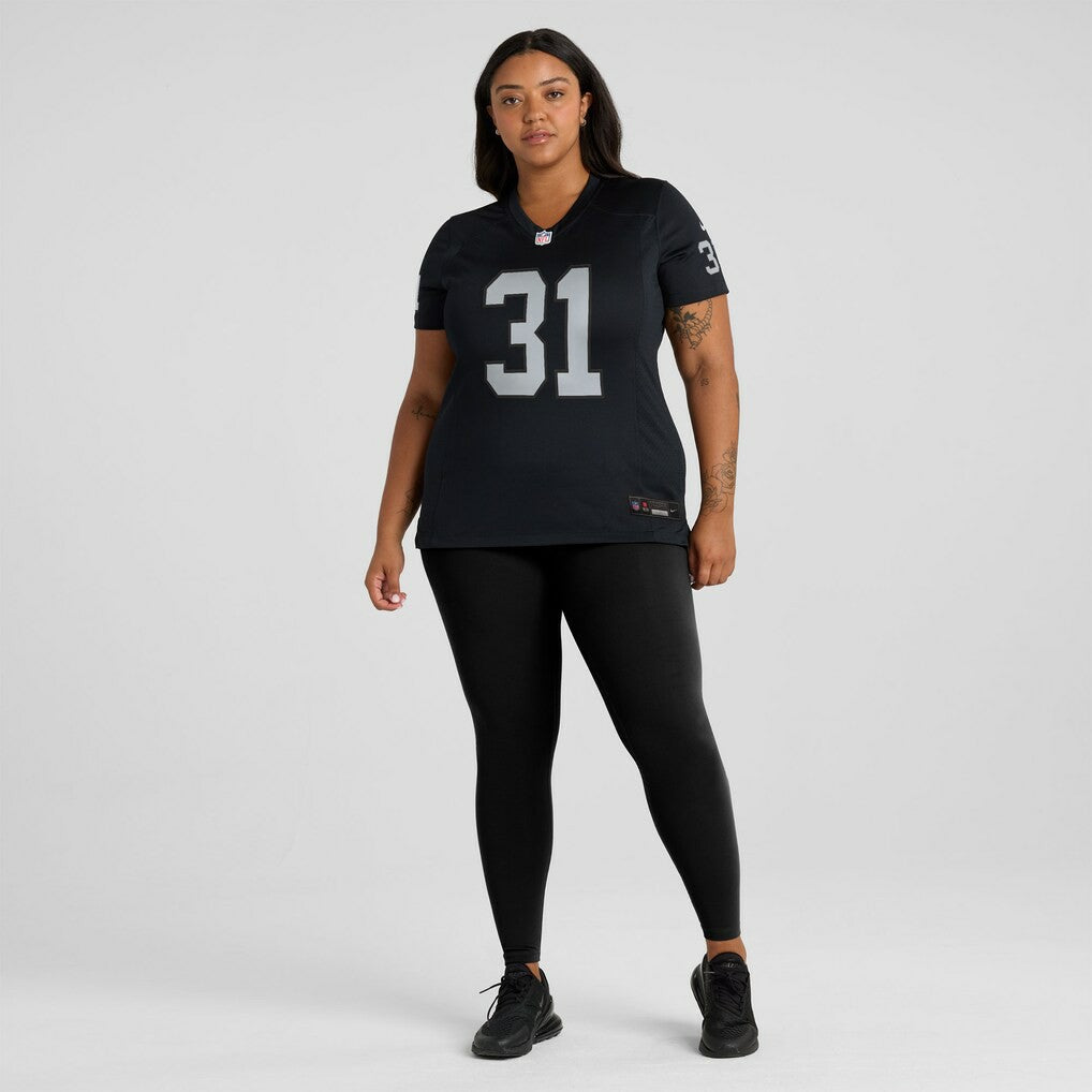 Raheem Mostert  Women's Team Game Jersey - Las Vegas Raiders