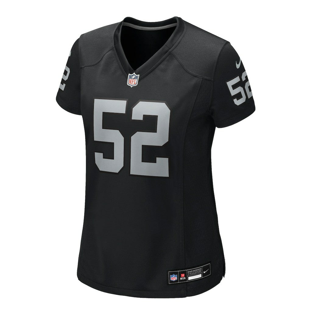 Elandon Roberts  Women's Team Game Jersey - Las Vegas Raiders