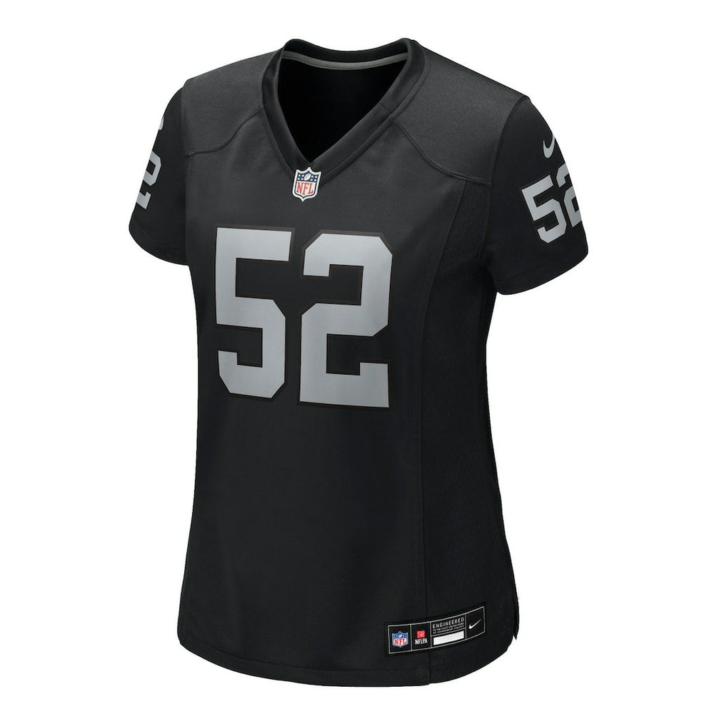Elandon Roberts  Women's Team Game Jersey - Las Vegas Raiders