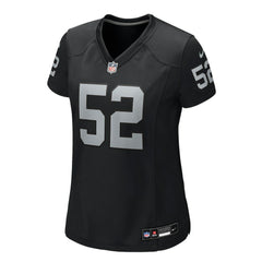 Elandon Roberts  Women's Team Game Jersey - Las Vegas Raiders