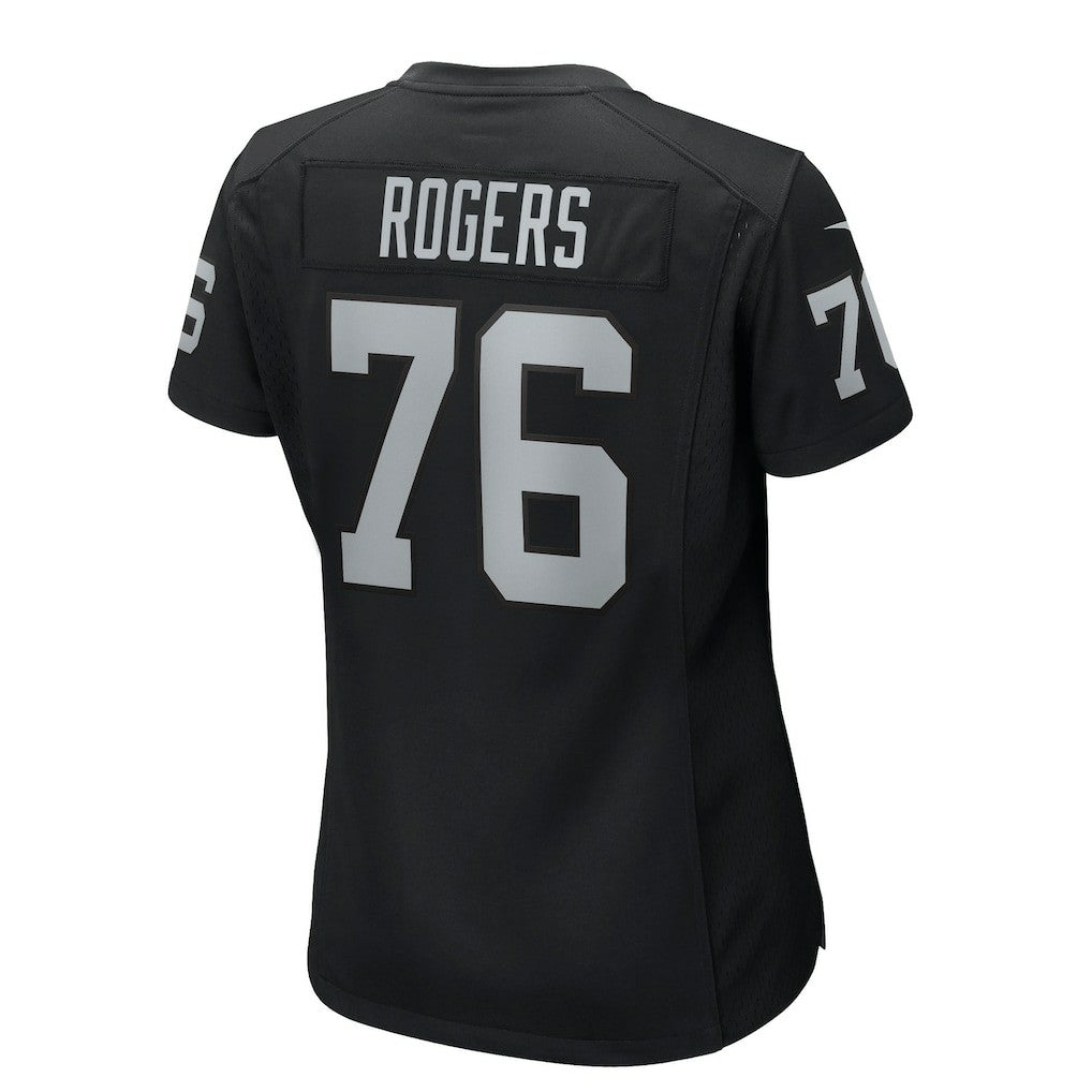 Caleb Rogers  Women's Team Game Jersey - Las Vegas Raiders
