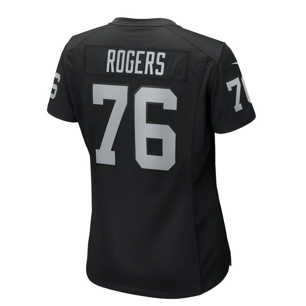 Caleb Rogers  Women's Team Game Jersey - Las Vegas Raiders