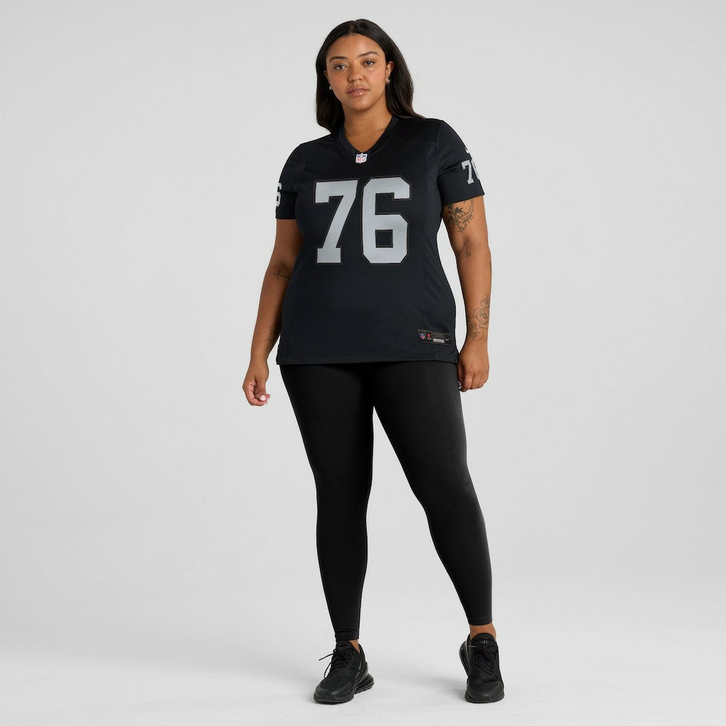 Caleb Rogers  Women's Team Game Jersey - Las Vegas Raiders