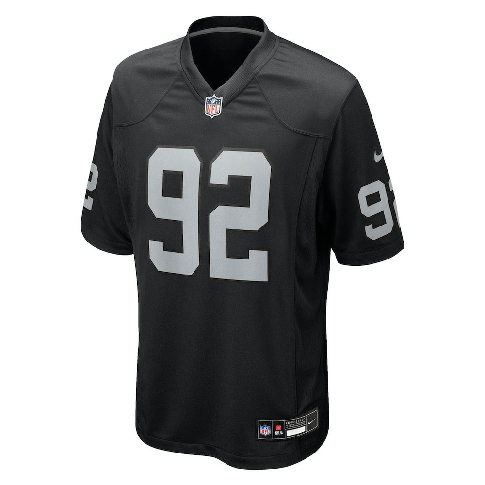 JJ Pegues  Team Game Jersey - Las Vegas Raiders
