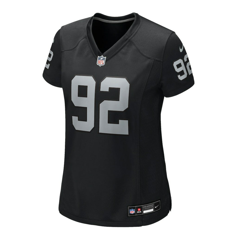 JJ Pegues  Women's Team Game Jersey - Las Vegas Raiders