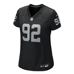 JJ Pegues  Women's Team Game Jersey - Las Vegas Raiders