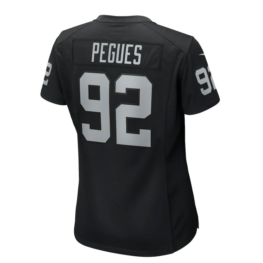 JJ Pegues  Women's Team Game Jersey - Las Vegas Raiders