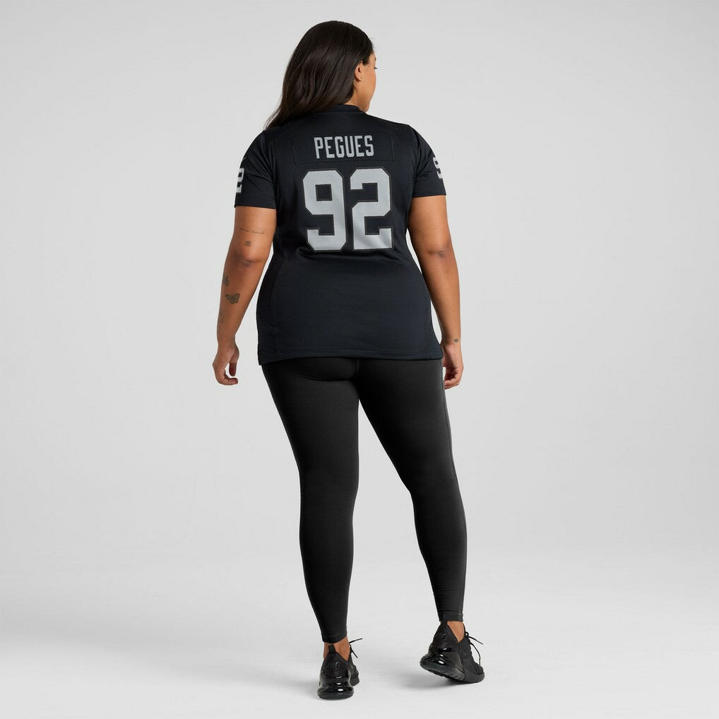 JJ Pegues  Women's Team Game Jersey - Las Vegas Raiders