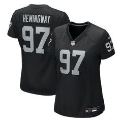 Tonka Hemingway  Women's Team Game Jersey - Las Vegas Raiders