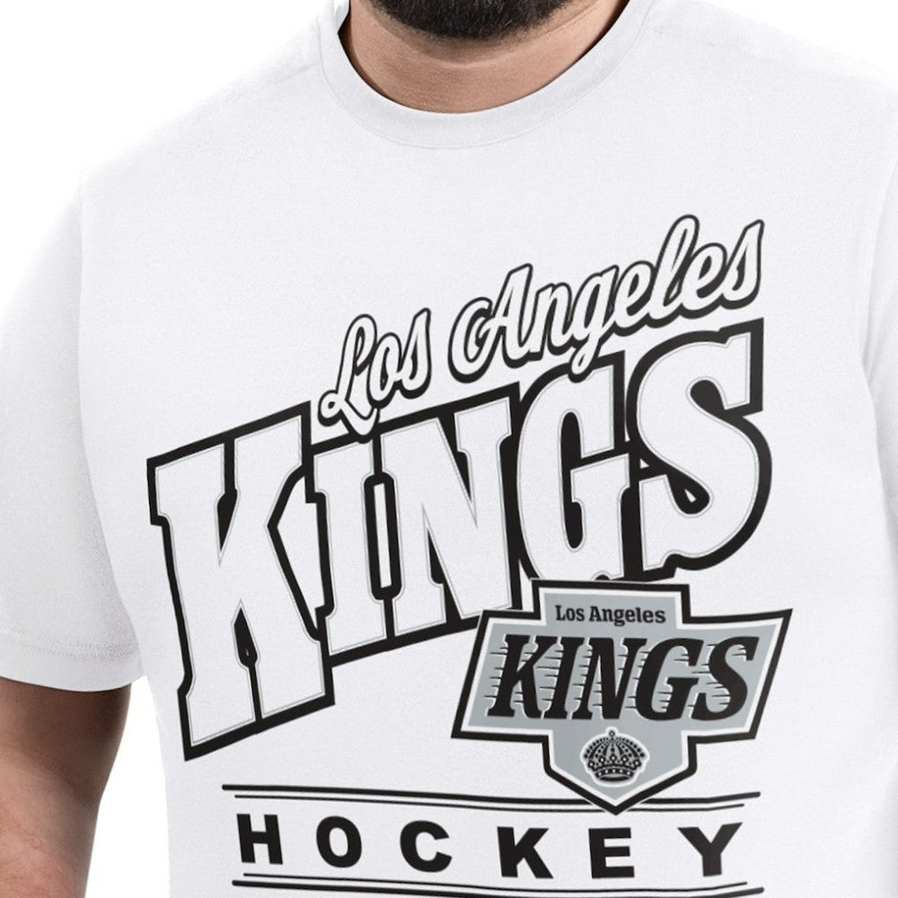 NHL White Los Angeles Kings G-III Sports by Carl Banks Adaptive Headliner T-Shirt