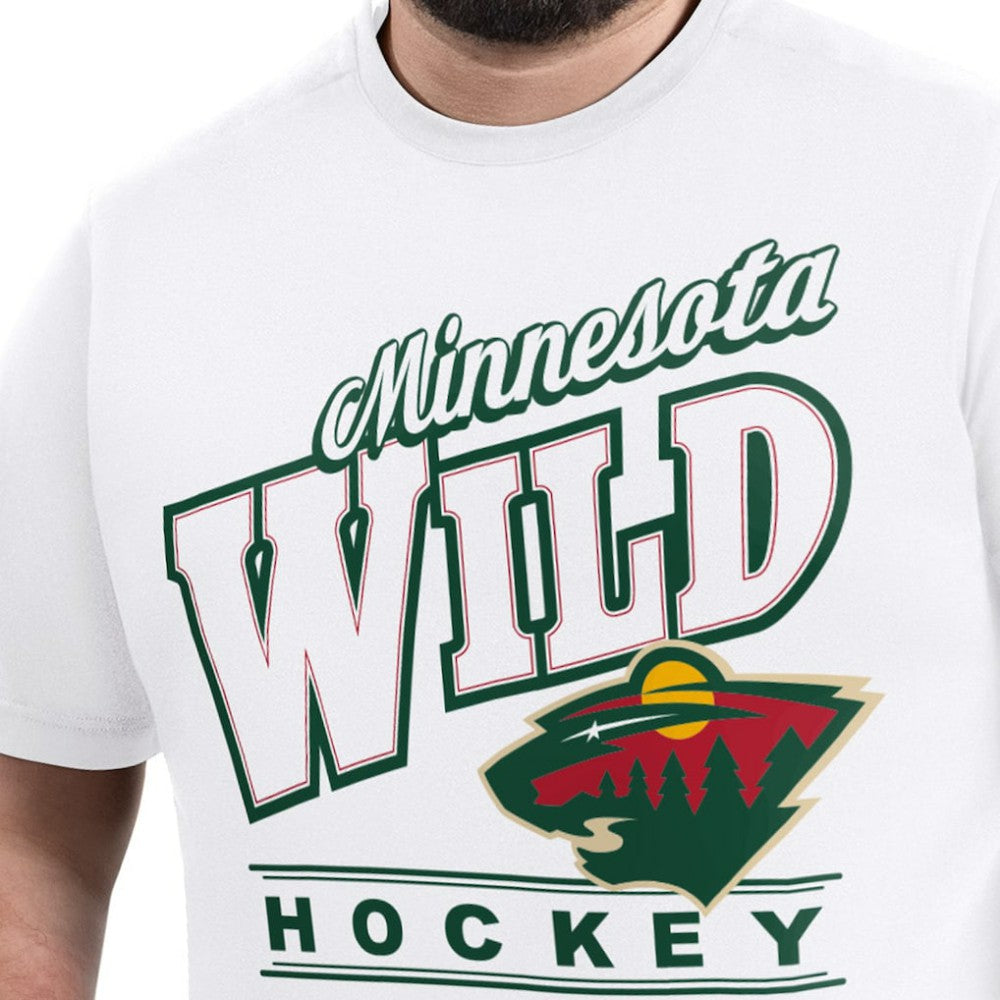 NHL White Minnesota Wild G-III Sports by Carl Banks Adaptive Headliner T-Shirt