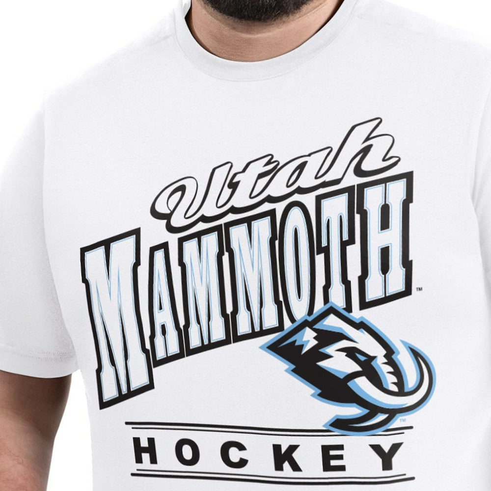 NHL White Utah Mammoth G-III Sports by Carl Banks Adaptive Headliner T-Shirt