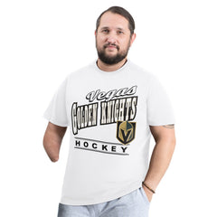 NHL White Vegas Golden Knights G-III Sports by Carl Banks Adaptive Headliner T-Shirt