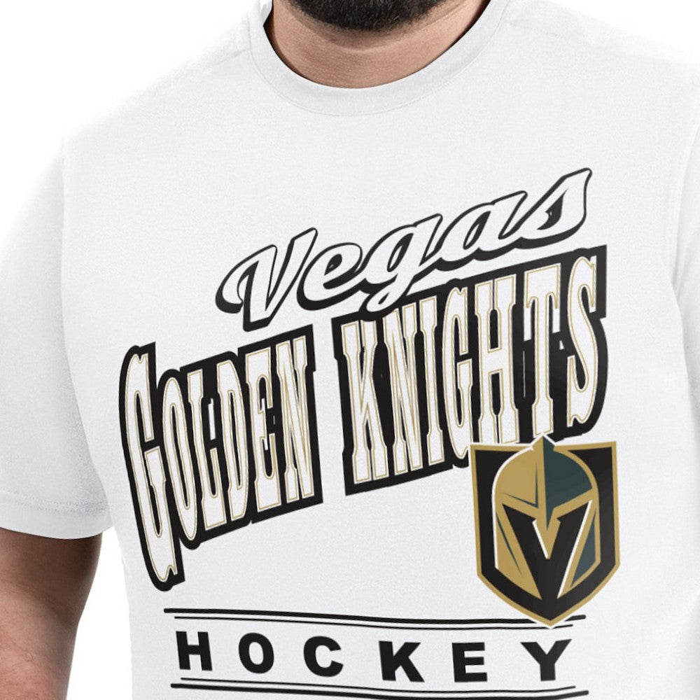 NHL White Vegas Golden Knights G-III Sports by Carl Banks Adaptive Headliner T-Shirt