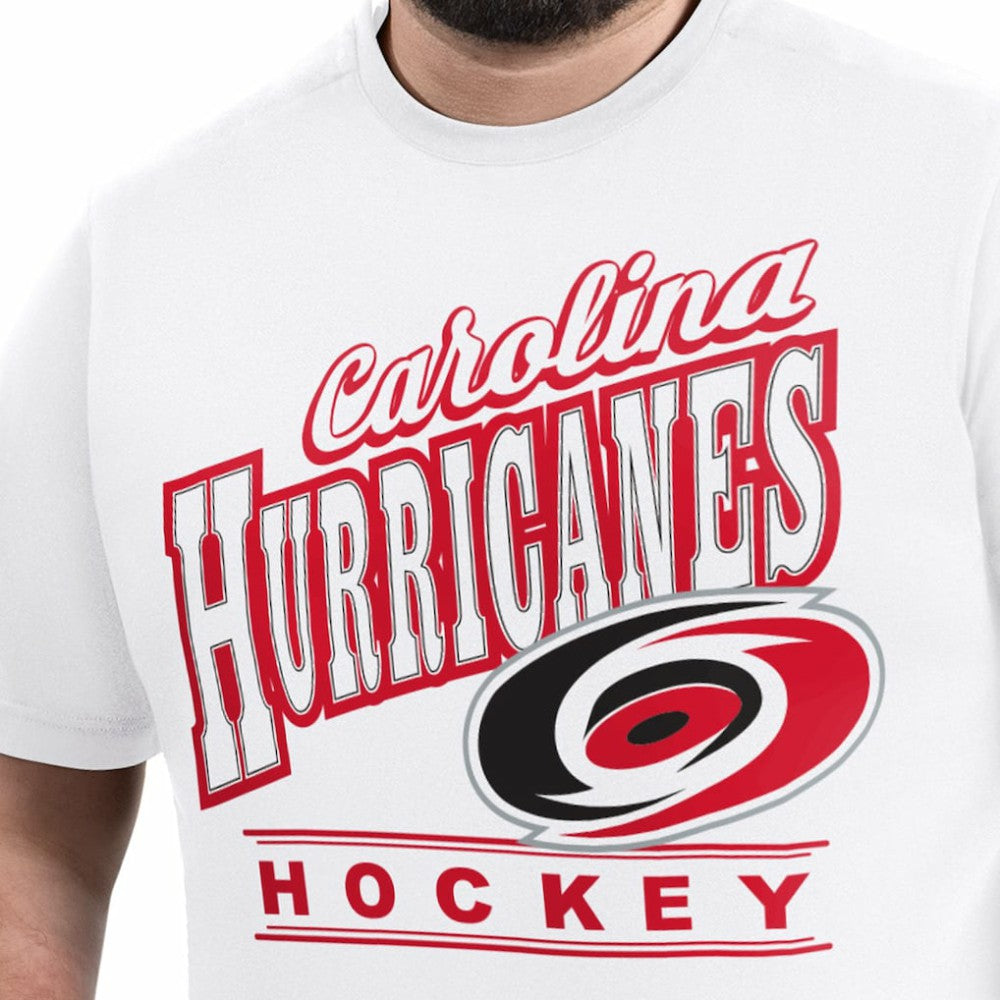 NHL White Carolina Hurricanes G-III Sports by Carl Banks Adaptive Headliner T-Shirt