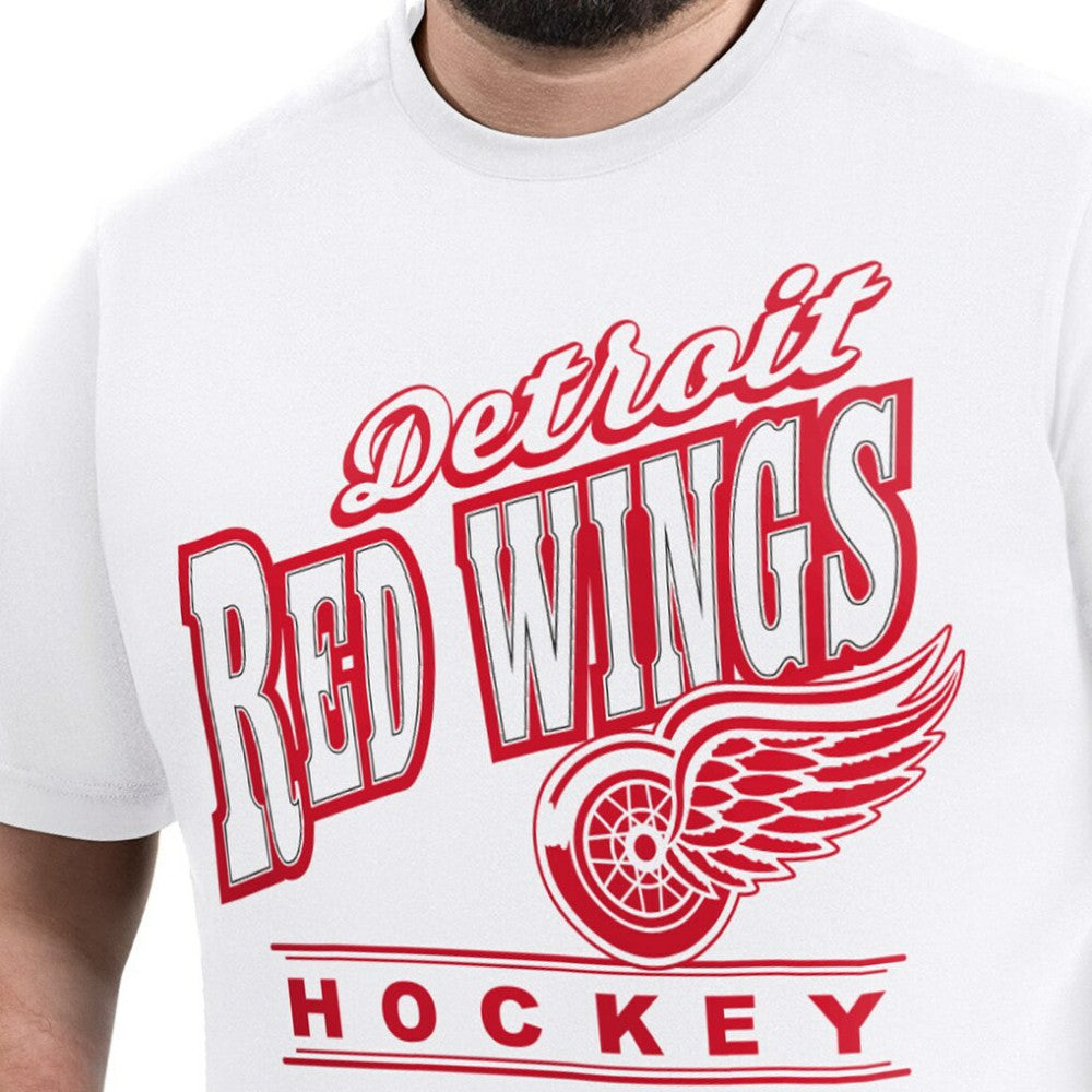 NHL White Detroit Red Wings G-III Sports by Carl Banks Adaptive Headliner T-Shirt