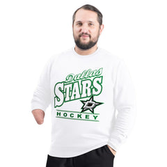 NHL White Dallas Stars G-III Sports by Carl Banks Adaptive Headliner Fleece Sweatshirt