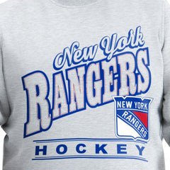 NHL Gray New York Rangers G-III Sports by Carl Banks Adaptive Headliner Fleece Sweatshirt