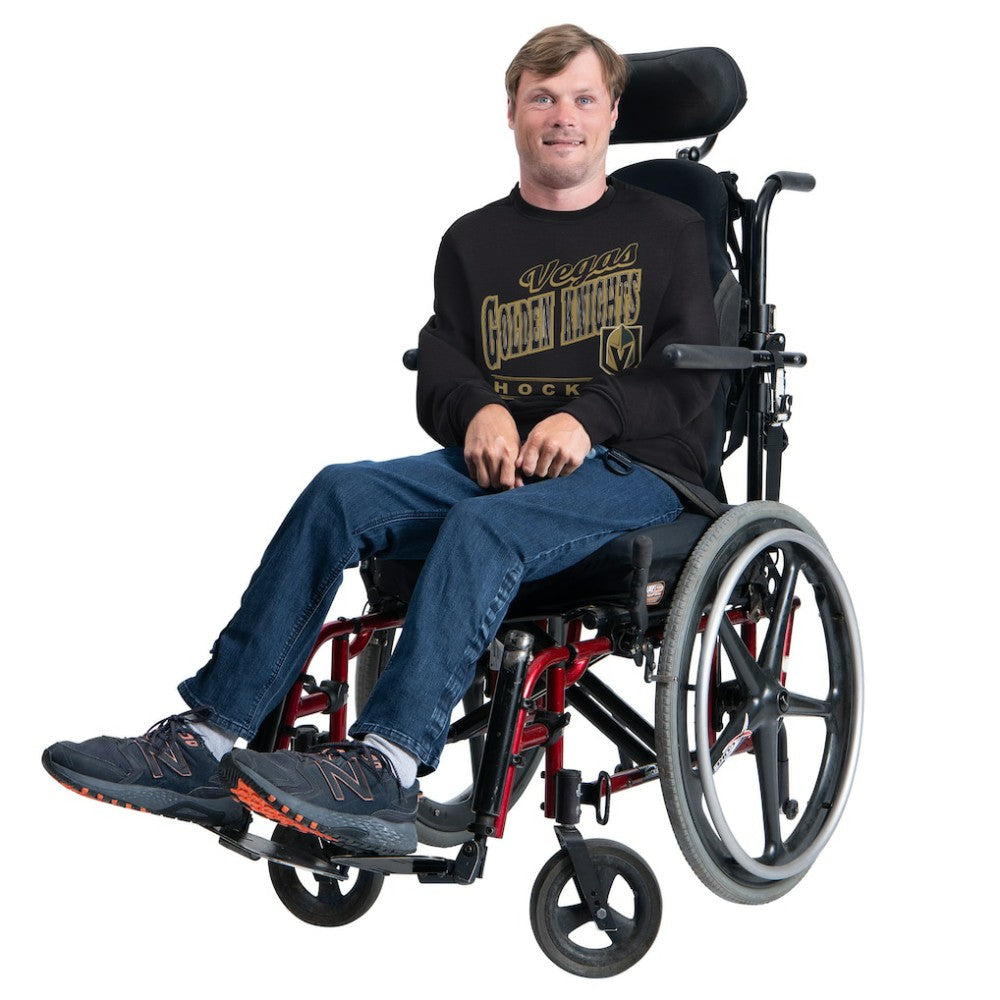 NHL Black Vegas Golden Knights G-III Sports by Carl Banks Adaptive Headliner Fleece Sweatshirt