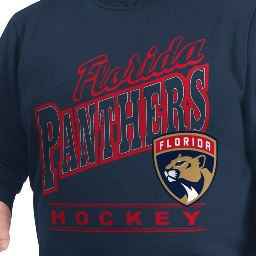 NHL Navy Florida Panthers G-III Sports by Carl Banks Adaptive Headliner Fleece Sweatshirt