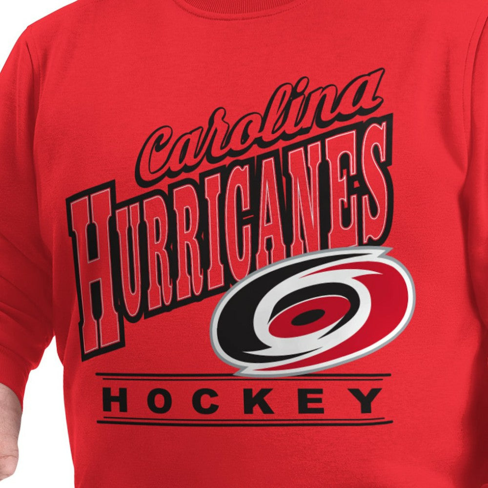 NHL Red Carolina Hurricanes G-III Sports by Carl Banks Adaptive Headliner Fleece Sweatshirt