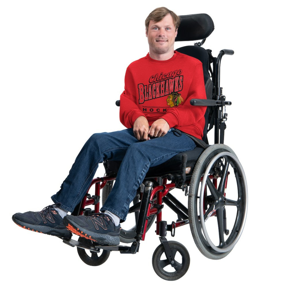 NHL Red Chicago Blackhawks G-III Sports by Carl Banks Adaptive Headliner Fleece Sweatshirt