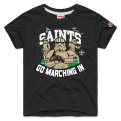 Homage Youth Star Wars x NFL Tri-Blend T-Shirt - New Orleans Saints