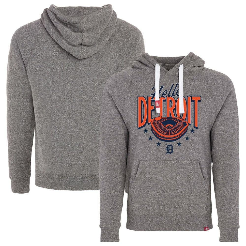 MLB Detroit Tigers Sportiqe Unisex Hello Detroit Olsen Tri-Blend Fleece Hoodie