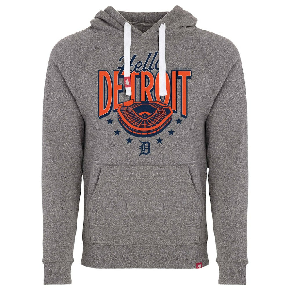 MLB Detroit Tigers Sportiqe Unisex Hello Detroit Olsen Tri-Blend Fleece Hoodie