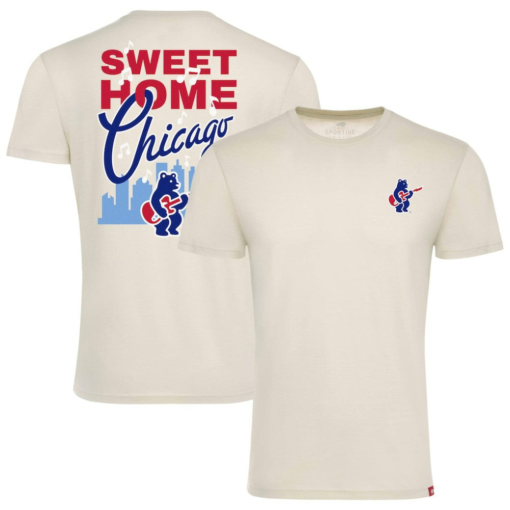 MLB Chicago Cubs Sportiqe Unisex Sweet Home Chicago Comfy Tri-Blend Jersey T-Shirt