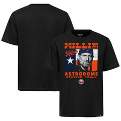 MLB Houston Astros x Willie Nelson Sportiqe Unisex Astrodome Tri-Blend T-Shirt